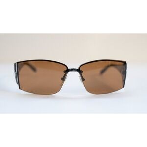 Vtg 90's Versace Half Frame Tortoise Women's Sunglasses Animal Print Mod 2011